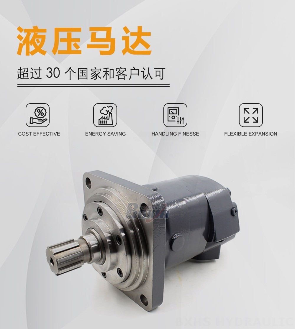 BM6摆线液压马达-2 245 毫升/转 150 Lpm 液压马达